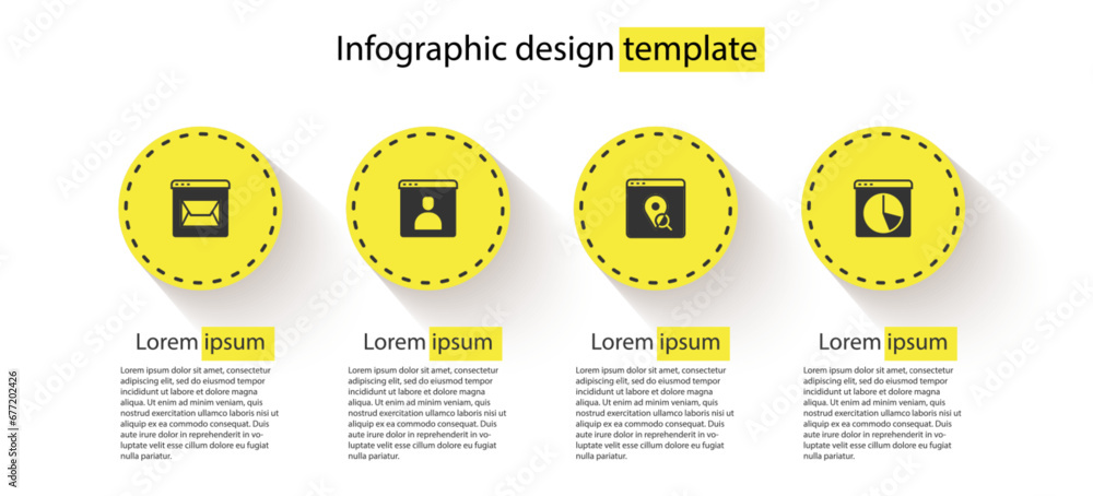 Poster set website and mail, create account screen, infographic of city map and graph chart infographic. bu