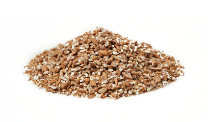 wheat malt grain barley isolated on white background