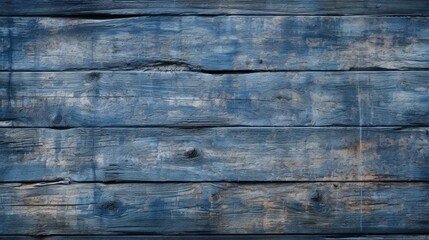 Fototapeta premium Blue wood texture background.