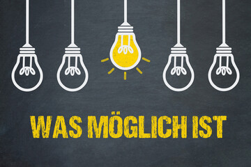 Was möglich ist