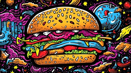 A Galactic Feast: The Cosmic Burger That Defies Gravity and Ignites the Imagination