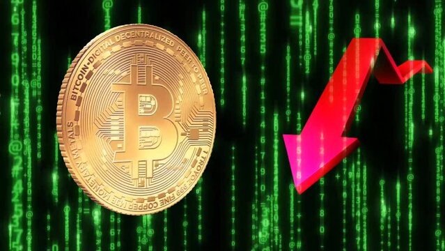 Bitcoin mining. Bitcoin symbol. Virtual cryptocurrency concept, Bitcoin price drop and rise, Bit Coin ,Bitcoin halving