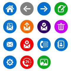 web and app icons set
