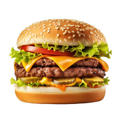Hamburger Isolated