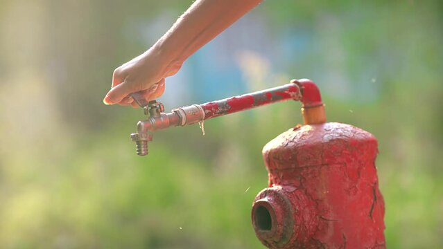 Flowing water supply valve stopcock handle	