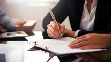 Lawyer Hand Document Review 