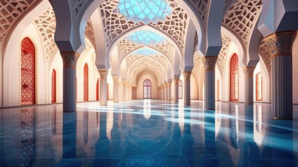 Islamic architecture interior mosque palace 