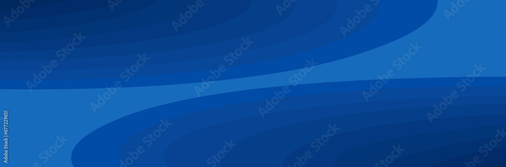 Poster gradient futuristic blue 3d colorful background with place for text and wave shapes. bright abstract