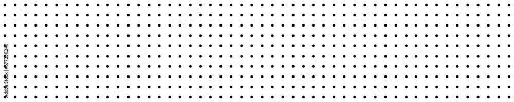 Poster grid from dots seamless pattern. abstract blank white template with black lines for drafting and tec