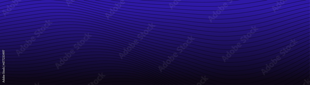 Poster blue abstract digital wave background. wriggling stripes lines geometric banner with futuristic curv