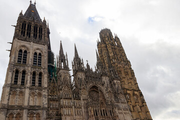 Fototapeta premium Cathedral Notre Dame of Rouen in France