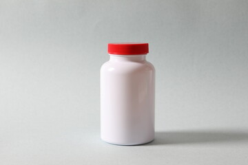 white plastic bottle