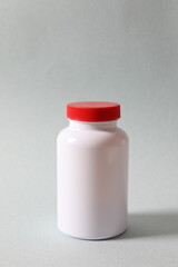 white plastic bottle
