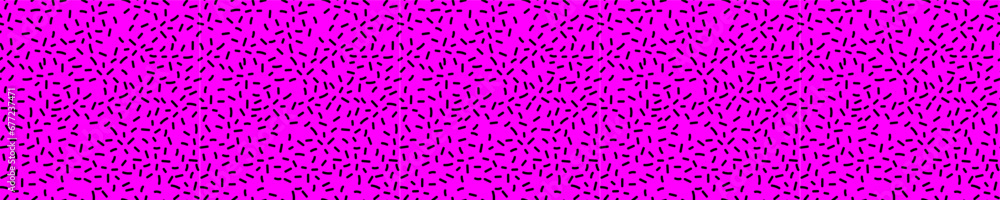 Poster abstract lines and dots purple seamless pattern. geometric elements of bacteria and microorganisms u