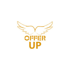 OFFER UP Logo Design Concept and Symbol Letter Logo Design