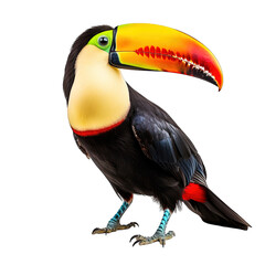 Naklejka premium toucan isolated