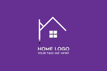 Building, home, real estate, logo template with unique concept	