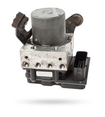 Brake fluid pump control unit for distributing braking force to different wheels during operation of the stabilization system and the vehicle's ABS. Supported auto parts catalog.