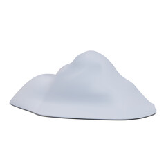 Snow drift. Vector realistic image of pile of snow. Winter design element. Creating Christmas mood. Seasonal decoration for site, application. December natural element © ArtHub02