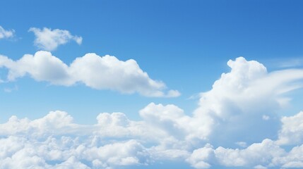 a blue sky with white clouds