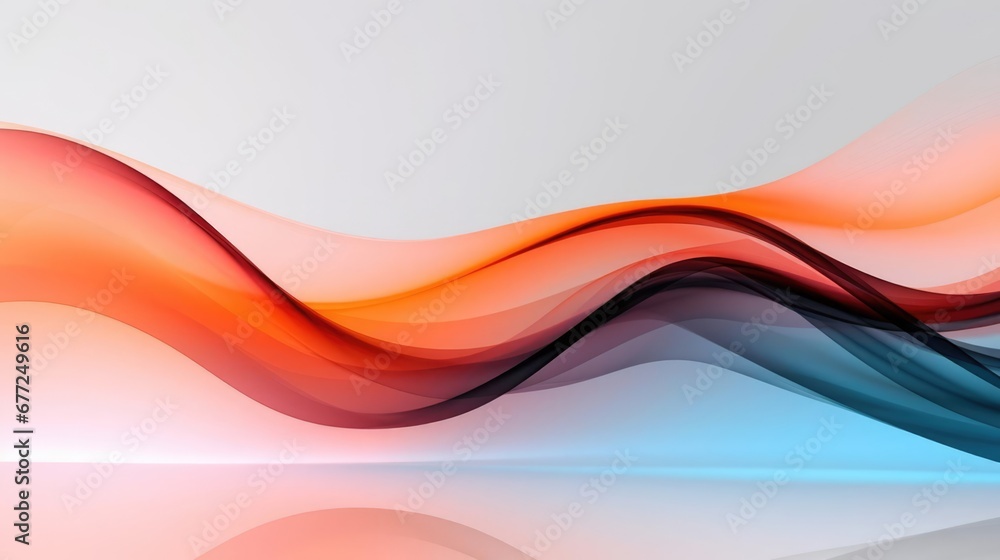 Poster simple flow design background