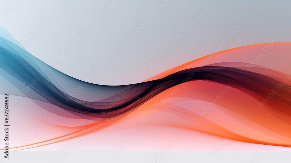 Poster simple flow design background