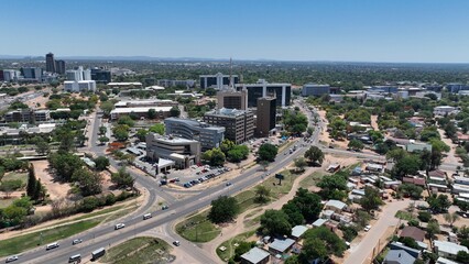 Government enclave in Gaborone, Botswana, Africa