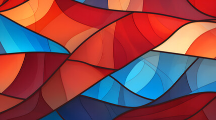 blue and red abstract background