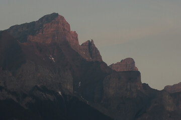 Red Peaked Mountains