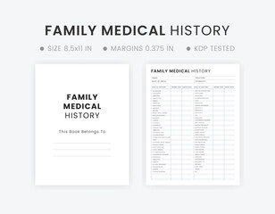 Family Medical History Checklist Form Printable Template. Family Medical History Checklist. Family Health History Tree. Printable Family Medical History Form Template