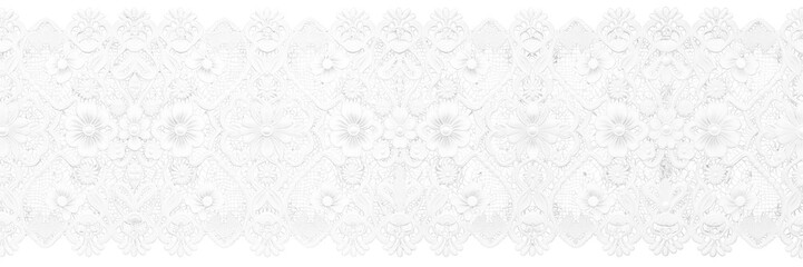 white lace cotton fabric - obrazy, fototapety, plakaty