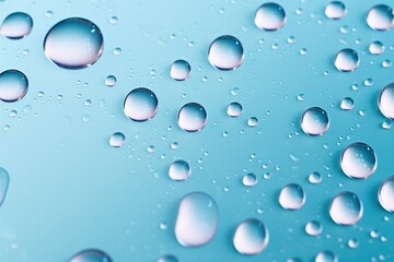 Vivid Water Drops: Colorful Elegance