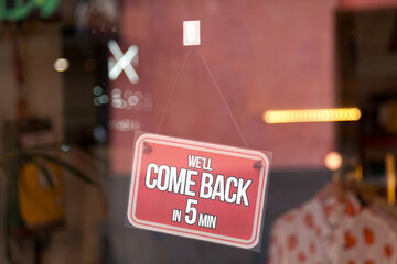 We'll come back in 5 minutes