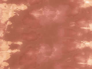 Fototapeta premium Chocolate Dip Dye Print. Watercolor Geo Circles.