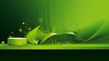 abstract green cake background