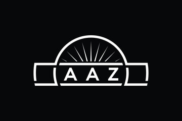 Professional letter A AZ logo design template.