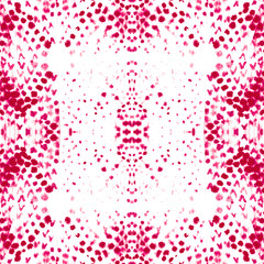 Coral Graphic Snake Print. Tiles Frames. Pink