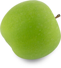 green apple on transparent png