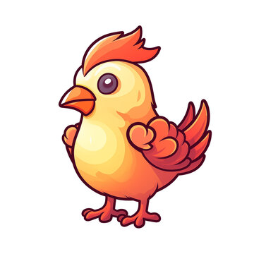 illustration of a hen