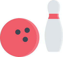 design vector image icons bowling