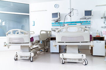 Operation surgery equipment. Modern emergency devices.