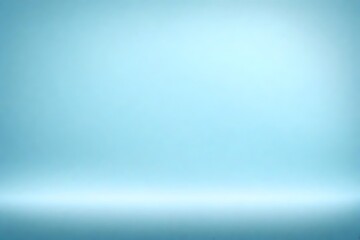 Obraz premium a simple and clean light blue background with a gentle vignette effect, perfect for highlighting products with elegance