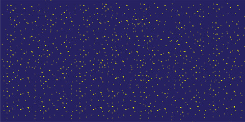 dark blue background with yellow confetti