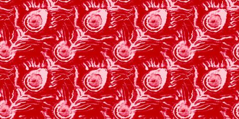 Bird Feathers Texture. Passion Boho Pattern.