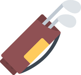 design vector image icons golf clubs