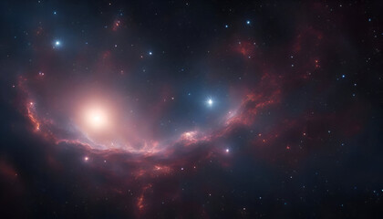Fototapeta na wymiar Cosmic space and stars. science fiction wallpaper. Beauty of deep space.
