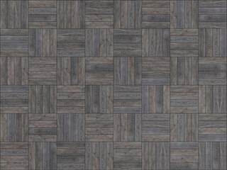 Bedrock Oak Wood Parquet Basket Weave Floor Texture