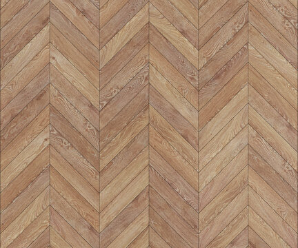 Oak Cinnamon Chevron Floor texture