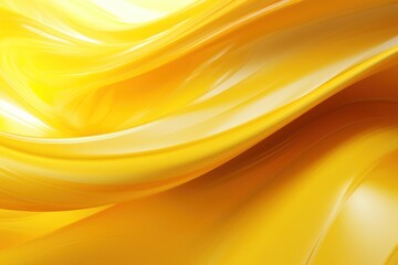 Vivid  Bright Yellow Background Generative AI