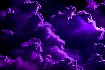 purple and blue planet